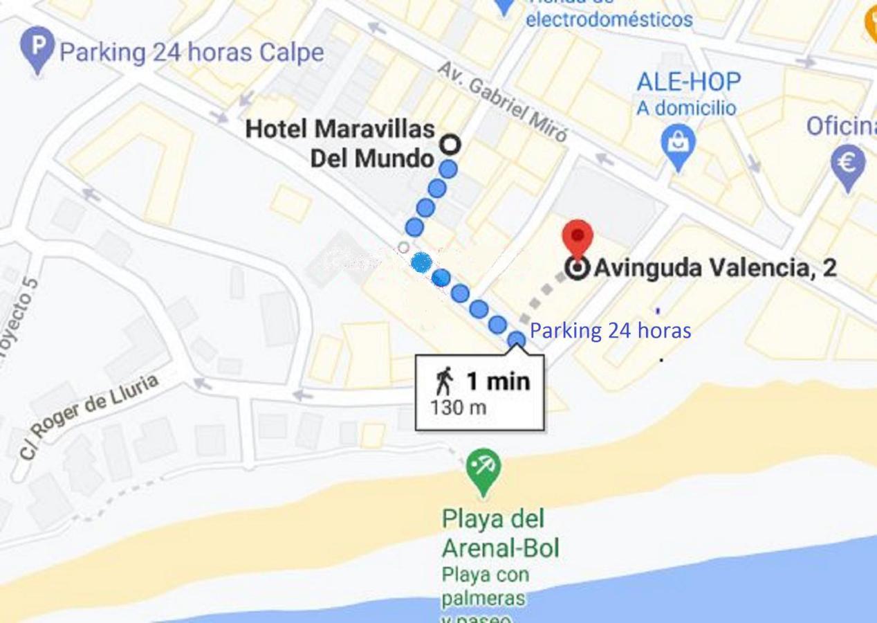 Hotel Maravillas Del Mundo Calpe Eksteriør billede